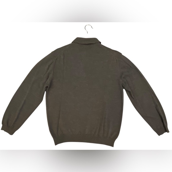 100% extra fine merino wool classic polo shirt by Mantles Italy 🇮🇹 NWOT size M - Picture 3 of 8